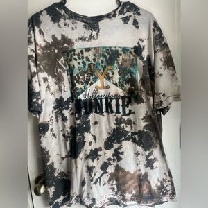 Yellowstone Junkie Women’s Tie-Dye X-Large T-Shirt Country